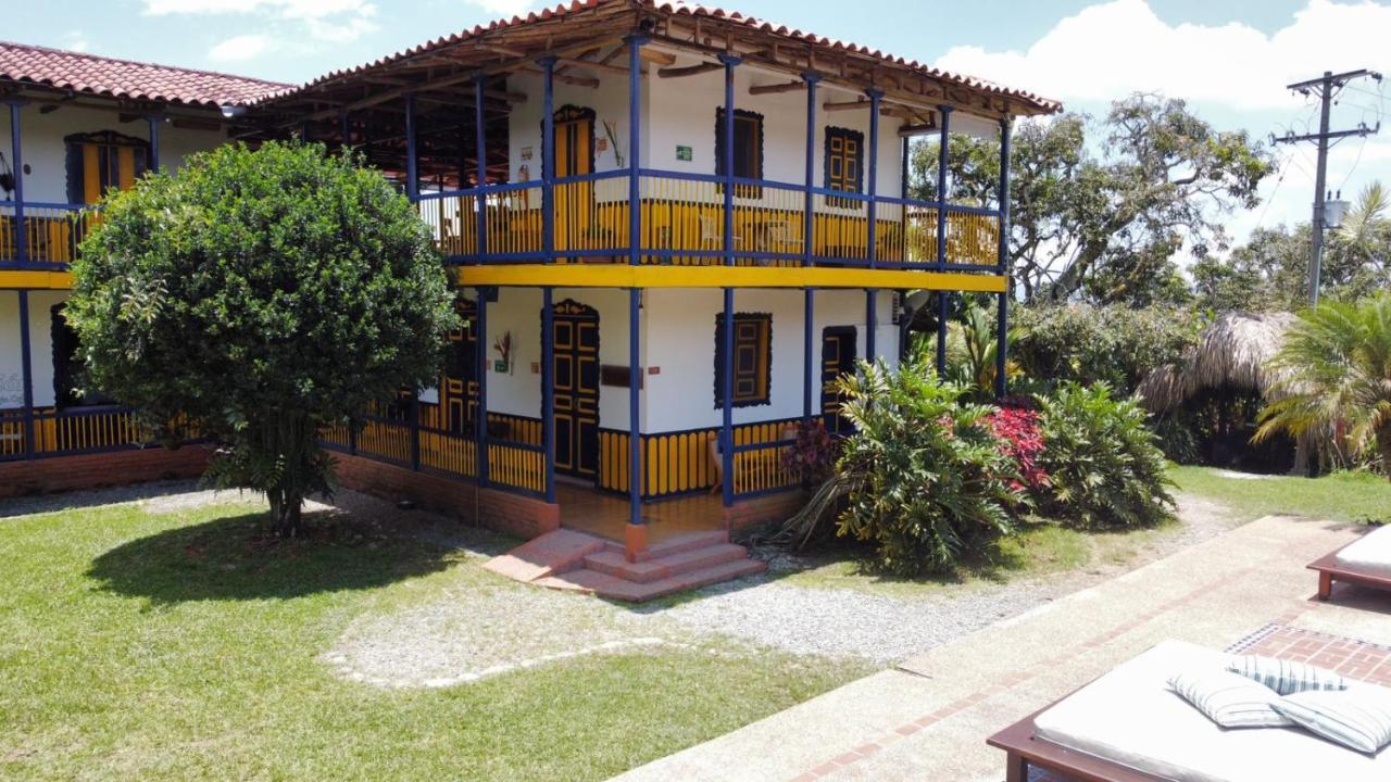 Hotel Hacienda Combia El Caimo Exterior photo